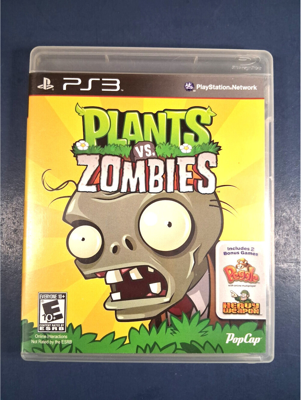 Plants vs. Zombies Game Sony PlayStation 3 PS3 Complete w/Manual
